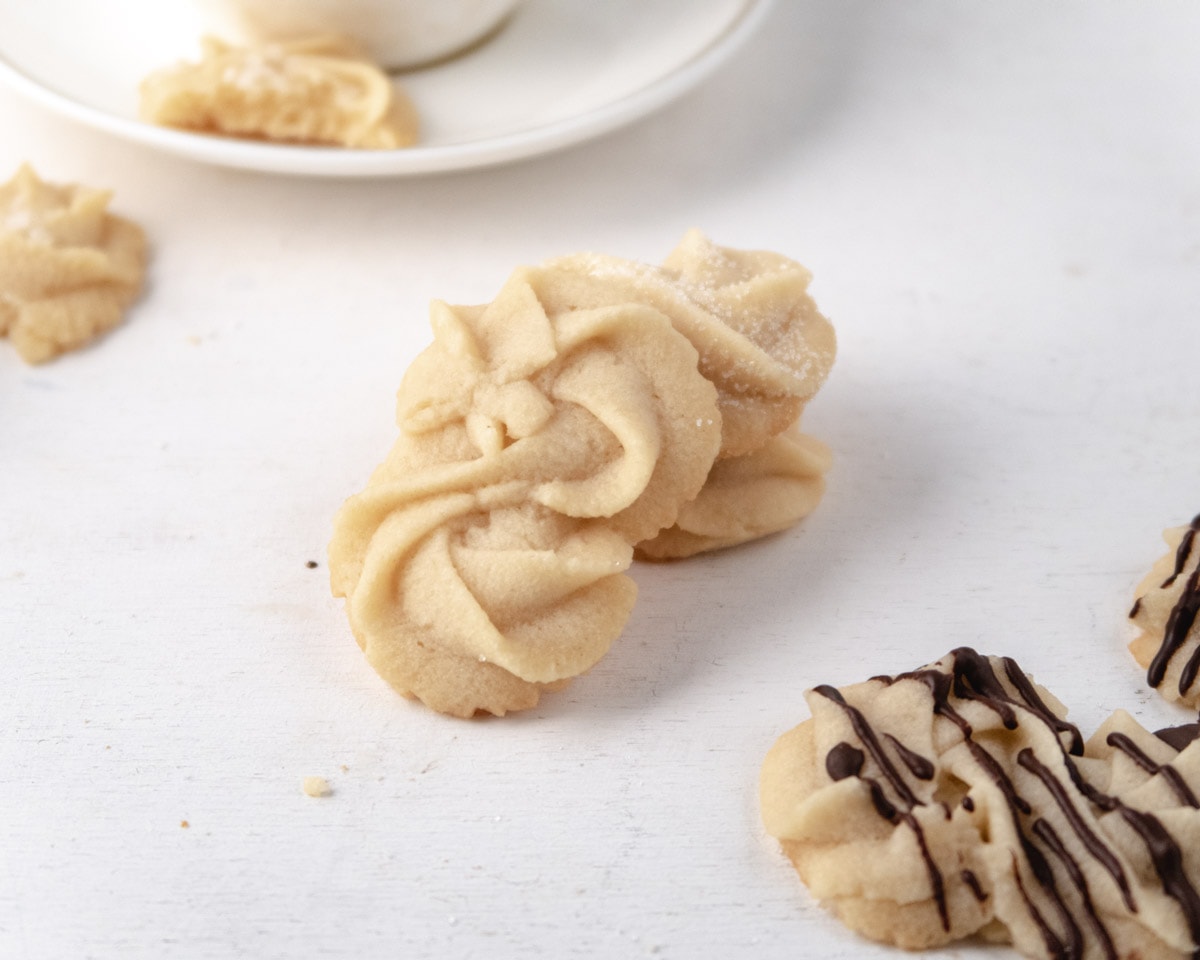 Vegan Danish Butter Cookies - Wallflower Kitchen