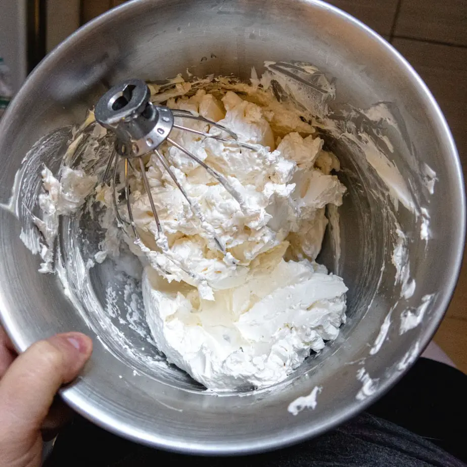 under-whipped buttercream