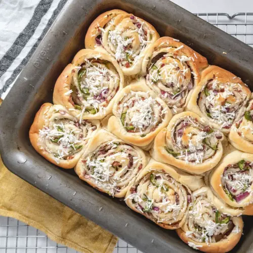 Incredible Vegan Jalapeno Popper Savoury Rolls Recipe | The Berry Baker