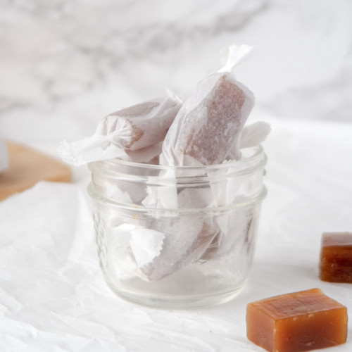 How to Make Chewy Vegan Salted Caramels | The Berry Baker