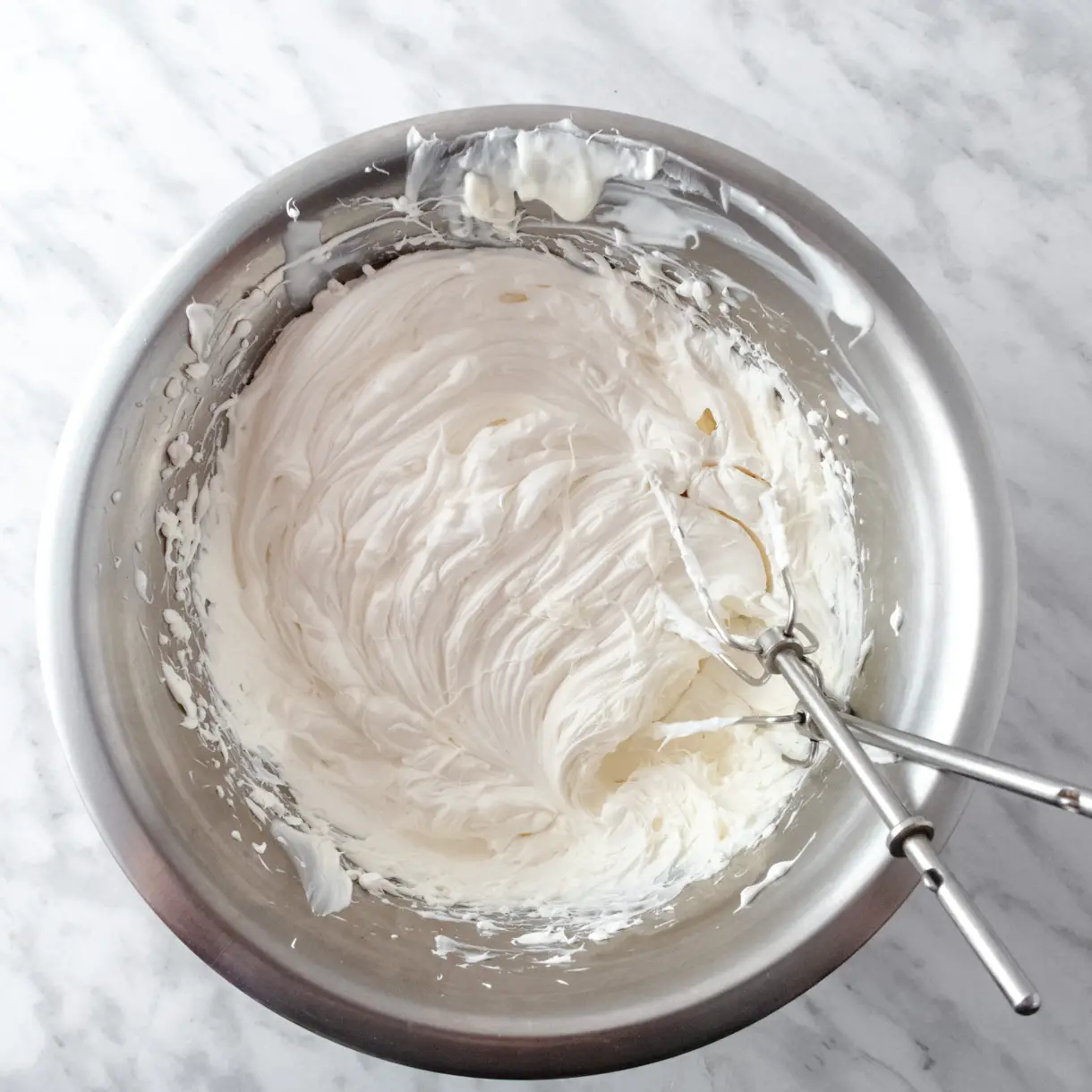 Vegan whipping cream (Ambiante by Puratos) doubled in size after being whipped with the beaters still in the bowl.